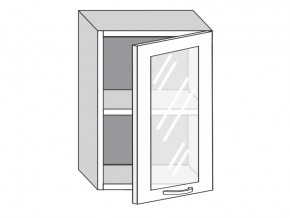 1.50.3 Шкаф настенный (h=720) на 500мм с 1-ой стекл. дверцей в Трёхгорном - tryohgornyj.magazinmebel.ru | фото