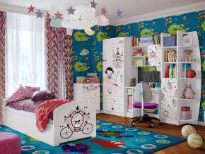Детская комната Юниор-2 Принцесса в Трёхгорном - tryohgornyj.magazinmebel.ru | фото