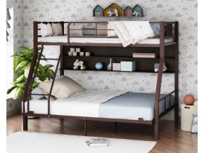 Двухъярусная кровать Гранада-1П 140 коричневый в Трёхгорном - tryohgornyj.magazinmebel.ru | фото - изображение 1