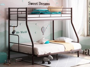 Двухъярусная кровать Гранада-3 140 коричневый в Трёхгорном - tryohgornyj.magazinmebel.ru | фото