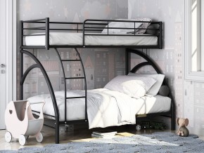 Двухъярусная кровать Виньола 2 Черная в Трёхгорном - tryohgornyj.magazinmebel.ru | фото