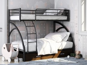 Двухъярусная кровать Виньола-2 Я черный в Трёхгорном - tryohgornyj.magazinmebel.ru | фото - изображение 1