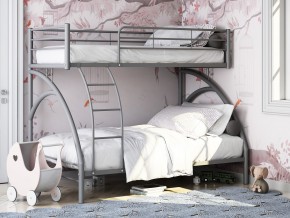 Двухъярусная кровать Виньола 2 Серая в Трёхгорном - tryohgornyj.magazinmebel.ru | фото - изображение 1