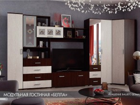 Гостиная Белла венге с угловым шкафом в Трёхгорном - tryohgornyj.magazinmebel.ru | фото - изображение 1