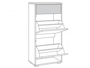 Комод для обуви 13.114 Куба в Трёхгорном - tryohgornyj.magazinmebel.ru | фото - изображение 2