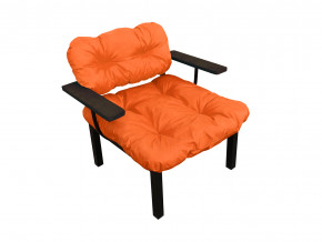 Кресло Дачное оранжевая подушка в Трёхгорном - tryohgornyj.magazinmebel.ru | фото