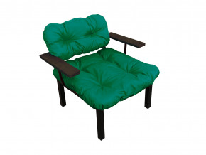 Кресло Дачное зелёная подушка в Трёхгорном - tryohgornyj.magazinmebel.ru | фото
