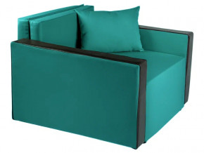 Кресло-кровать Милена с подлокотниками рогожка emerald в Трёхгорном - tryohgornyj.magazinmebel.ru | фото - изображение 1