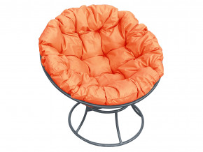 Кресло Папасан без ротанга оранжевая подушка в Трёхгорном - tryohgornyj.magazinmebel.ru | фото - изображение 1