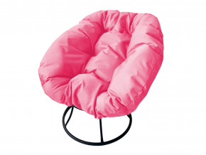 Кресло Пончик без ротанга розовая подушка в Трёхгорном - tryohgornyj.magazinmebel.ru | фото