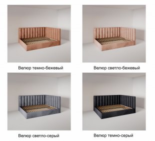 Кровать Вертикаль угловая 1.2 м с ортопедическим основанием в Трёхгорном - tryohgornyj.magazinmebel.ru | фото - изображение 6