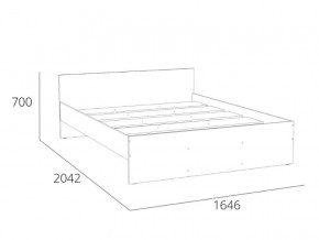 Кровать 1600 НМ 011.53 Симпл Белый Фасадный в Трёхгорном - tryohgornyj.magazinmebel.ru | фото - изображение 4