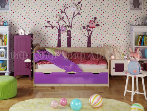 Кровать Дельфин-1 1800 Фиолетовый металлик в Трёхгорном - tryohgornyj.magazinmebel.ru | фото - изображение 1