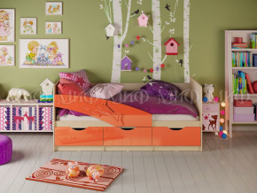Кровать Дельфин 1800 Оранжевый металлик в Трёхгорном - tryohgornyj.magazinmebel.ru | фото - изображение 1
