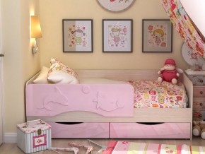 Кровать детская Алиса КР 812 розовая 1600 в Трёхгорном - tryohgornyj.magazinmebel.ru | фото - изображение 1