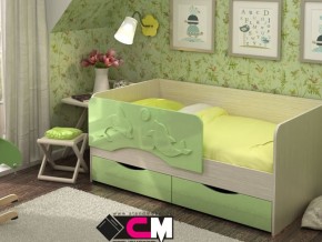 Кровать детская Алиса КР 812 зеленая 1600 в Трёхгорном - tryohgornyj.magazinmebel.ru | фото