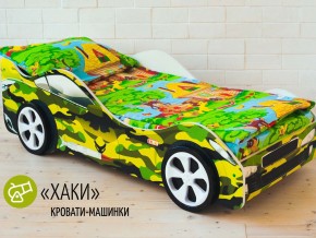 Кровать детская машина Хаки в Трёхгорном - tryohgornyj.magazinmebel.ru | фото - изображение 2
