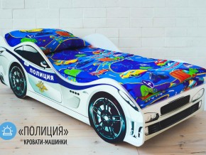 Кровать детская машина Полиции в Трёхгорном - tryohgornyj.magazinmebel.ru | фото