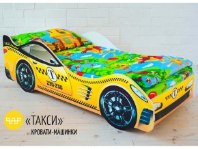 Кровать детская машина Такси в Трёхгорном - tryohgornyj.magazinmebel.ru | фото