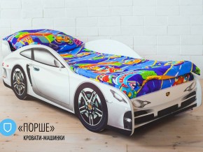 Кровать детская машинка Порше в Трёхгорном - tryohgornyj.magazinmebel.ru | фото - изображение 1