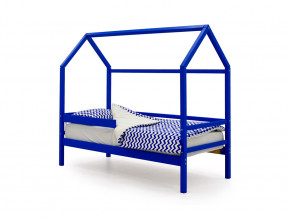 Кровать-домик Svogen с бортиком синий в Трёхгорном - tryohgornyj.magazinmebel.ru | фото