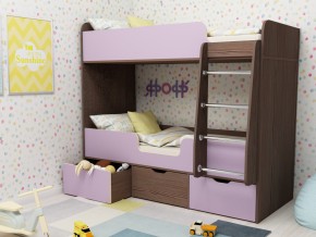 Кровать двухъярусная Малыш двойняшка бодега-ирис в Трёхгорном - tryohgornyj.magazinmebel.ru | фото - изображение 1