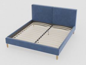 Кровать Линси 1200 синий в Трёхгорном - tryohgornyj.magazinmebel.ru | фото - изображение 1