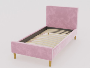 Кровать Линси 900 розовый в Трёхгорном - tryohgornyj.magazinmebel.ru | фото