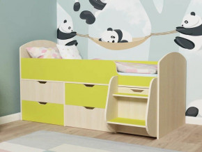 Кровать Малыш-7 Дуб-лайм в Трёхгорном - tryohgornyj.magazinmebel.ru | фото - изображение 1