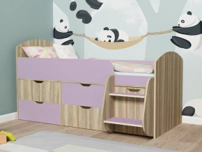 Кровать Малыш-7 Ясень-ирис в Трёхгорном - tryohgornyj.magazinmebel.ru | фото