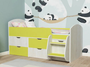 Кровать Малыш-7 Винтербер-Лайм в Трёхгорном - tryohgornyj.magazinmebel.ru | фото