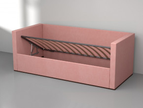 Кровать мягкая с подъёмным механизмом арт. 030 розовый в Трёхгорном - tryohgornyj.magazinmebel.ru | фото - изображение 2