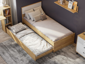 Кровать одинарная Милан выкатная с настилом в Трёхгорном - tryohgornyj.magazinmebel.ru | фото