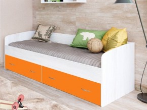 Кровать с выкатными ящиками Винтерберг, оранжевый в Трёхгорном - tryohgornyj.magazinmebel.ru | фото