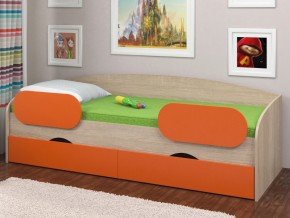 Кровать Соня 2 сонома-оранжевый в Трёхгорном - tryohgornyj.magazinmebel.ru | фото - изображение 2