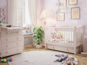 Кроватка детская белая Джулия в Трёхгорном - tryohgornyj.magazinmebel.ru | фото - изображение 2