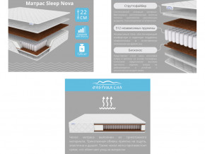 Матрас Sleep Nova шириной 1200 мм в Трёхгорном - tryohgornyj.magazinmebel.ru | фото - изображение 2