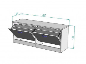 Обувница W55 в Трёхгорном - tryohgornyj.magazinmebel.ru | фото - изображение 3