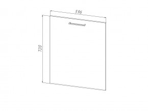 П 60 Комплект для посудомоечной машины 600 мм (цоколь + фасад) ЛДСП в Трёхгорном - tryohgornyj.magazinmebel.ru | фото