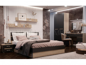 Спальня Ким Графит софт, сонома в Трёхгорном - tryohgornyj.magazinmebel.ru | фото - изображение 1