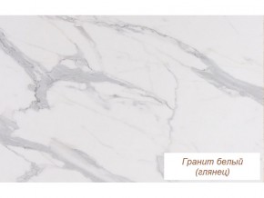 Столешница Гранит белый глянец 26 мм в Трёхгорном - tryohgornyj.magazinmebel.ru | фото - изображение 1
